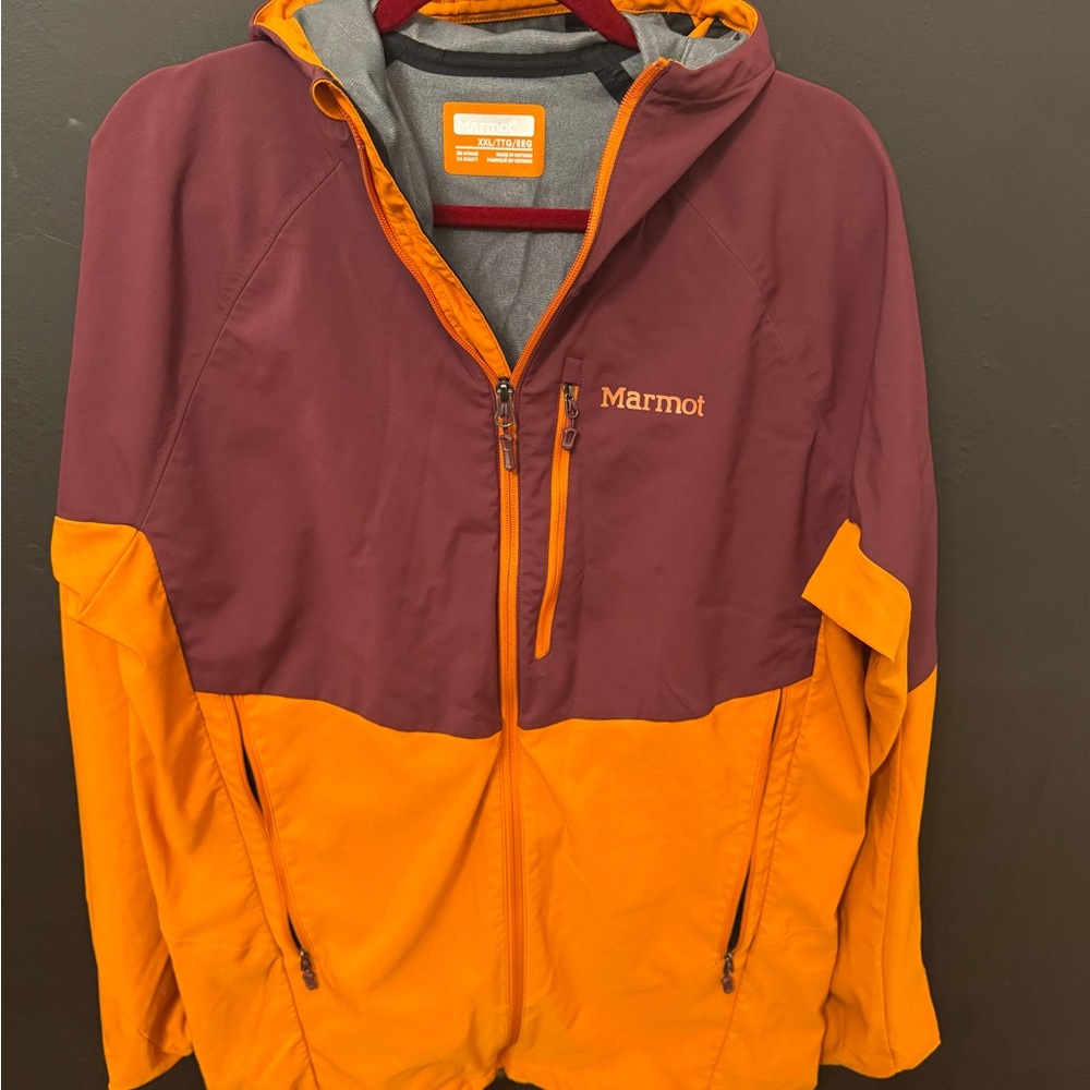 Marmot Performance Jacket In Maroon And Orange - image 1